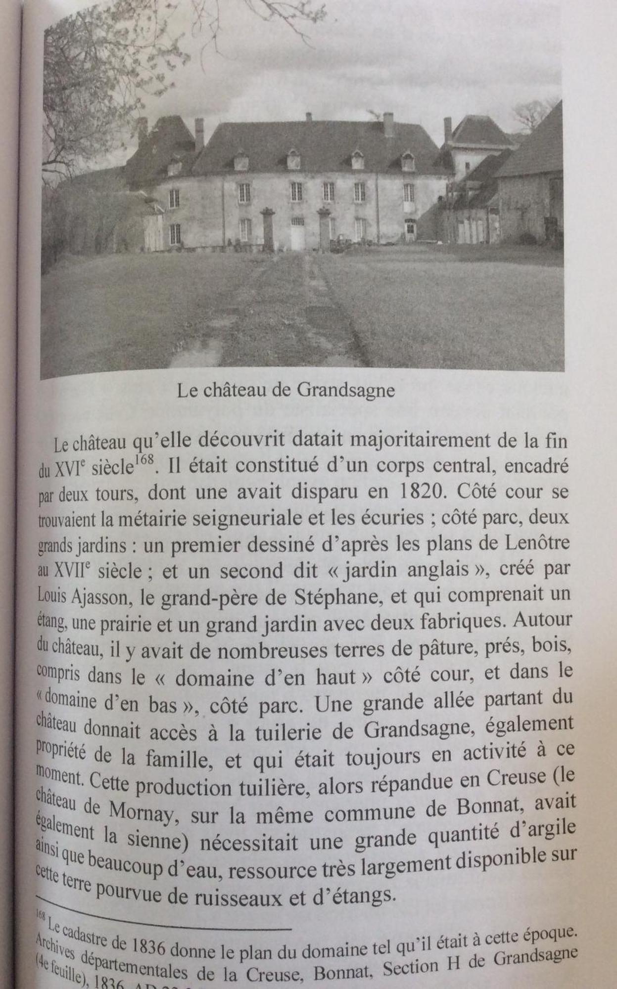 Chateau De Grandsagne Bonnat Exterior photo